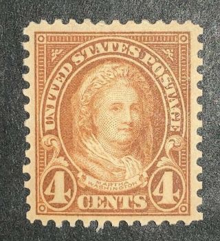 Travelstamps: 1926 - 1928 Us Stamps Sc 636,  4c,  Og,  Lh,  Martha Washington
