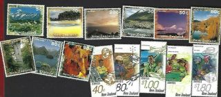 Zealand Sc 1345 - 53,  1361 - 5 (1996) Complete Mh