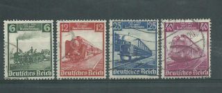 Germany - Deutsches Reich - 1935 - Sg577 To Sg580 - Cv £ 7.  75 -.