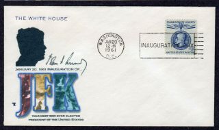 1961 Kennedy Inauguration - Add - On Inaugural Event Cover Pc64