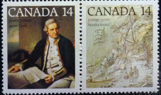 Canada Stamp Sc 764a " Captain James Cook " Mnh