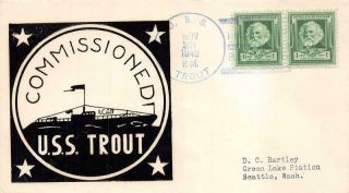 Naval 11/25/40,  U.  S.  S.  Trout,  Commissioned [d542145]