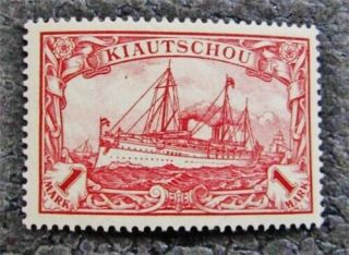 Nystamps German Kiauchau Stamp 19 Og H $50