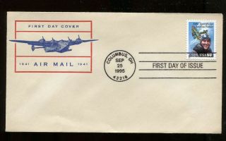 2998 60c Eddie Rickenbacker Fdc Unknown Cacheted Envelope From 1941 Fd5895