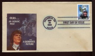2998 60c Eddie Rickenbacker Fdc On Vintage Minkus Patriotic Envelope Fd4739