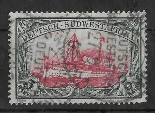 German South West Africa 1901 5 M Michel 23 Cv €200