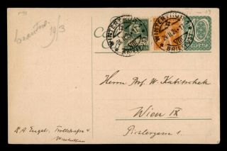 Dr Who 1924 Switzerland Winterthur Postal Card Uprated Stationery C120934