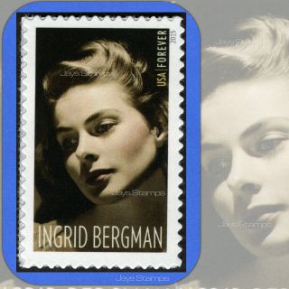 2015 Ingrid Bergman 19th Legends Of Hollywood Single Forever® Stamp 5012