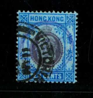 (hkpnc) Hong Kong 1904 Ke 10c W&c Circle Firm Chop Vfu