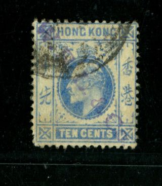 (hkpnc) Hong Kong 1907 Ke 10c W R L & Co Firm Chop Fu