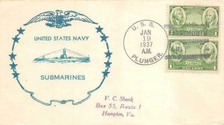 Naval 01/19/37,  U.  S.  S.  Plunger,  Portsmouth,  N.  H.  [d540744]