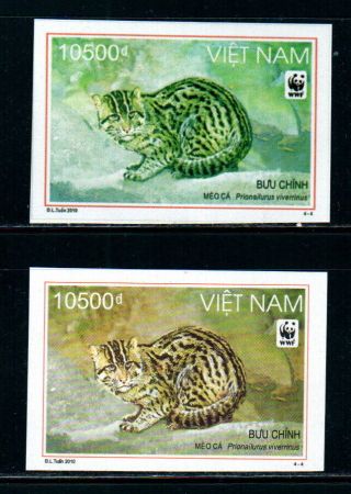 N.  996 - Vietnam - Proof - Fishing Cat 2010 - 4