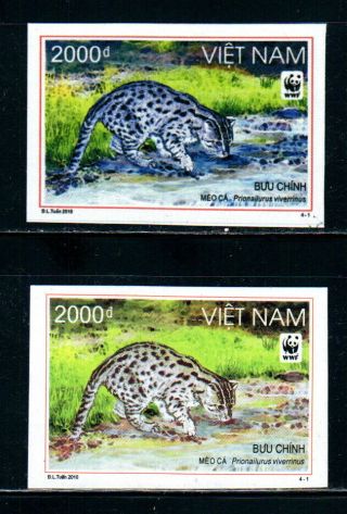 N.  996 - Vietnam - Proof - Fishing Cat 2010 - 1