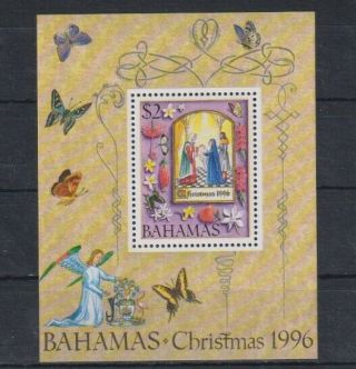D295.  Bahamas - Mnh - Art - Paintings - Christmas 1996