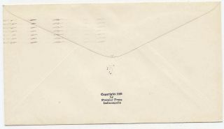 US 1931 First Flight Cover CAM 20 Dallas Texas to Indianapolis Indiana Ioor 20E1 2