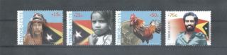 (856776) Falcon,  Coins,  Rooster,  Timor - Leste