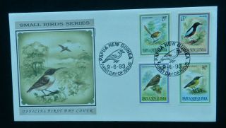 Papua Guinea First Day Cover 1993 Small Bird Series