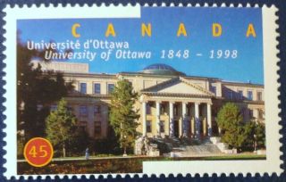 Canada Stamp Sc 1756 " University Of Ottawa " Mnh