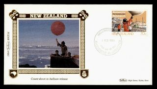 Dr Who 1984 Zealand Balloon Release Antarctic Research Fdc C122971