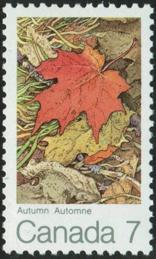 Canada Sc 537 Maple Leaves In Four Seasons: Autumn,  - Nh