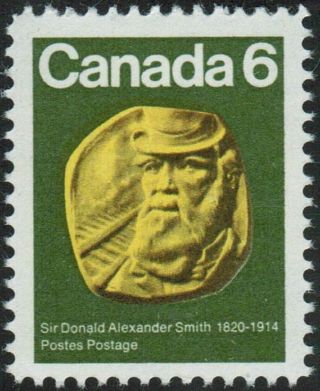 Canada Sc 531 Sir Donald Alexander Smith: Builder Of Cp Railroad,  - Nh