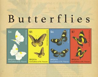 Bequia,  Grenadines Of St.  Vincent 2019 Fauna Butterflies I201901