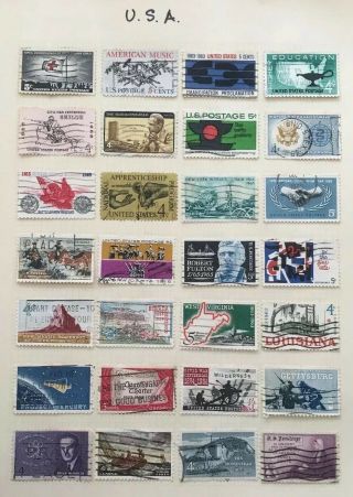 Usa And Thailand Stamp,  A Group Of And Stamps