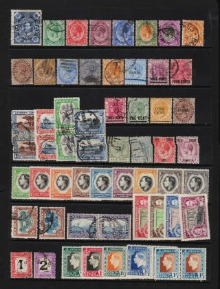 British Commonwealth - 68 Older Stamps - See Scan