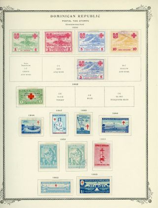 Dominican Republic Scott Specialty Album Page Lot 43 - See Scan - $$$