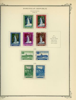 Dominican Republic Scott Specialty Album Page Lot 20 - See Scan - $$$