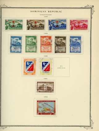 Dominican Republic Scott Specialty Album Page Lot 19 - See Scan - $$$