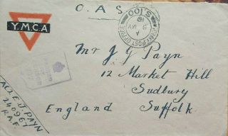 Great Britain 1919 Cover From Royal Air Force With Field Post Office S.  100 Mark