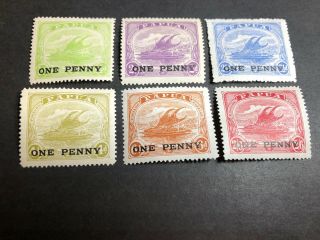 Papua Guinea Scott 74 - 79 Og Cv $33.  85