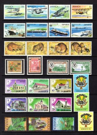Jamaica Modern Mnh Sets & Odds X 64 Stamps Thematics Not Cat By Me