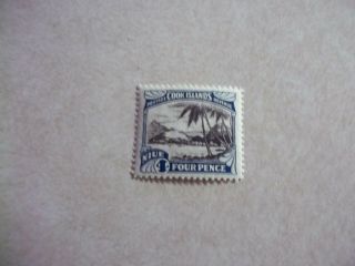 Niue Cook Islands Stamp Sg 59a Scott 57 Perf 14 Og Nh