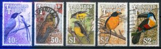 Trinidad & Tobago 1990 Birds Selection Of 5 To $2.  25 Combined