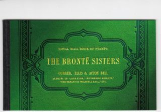 G.  B.  2005,  Prestige Booklet.  The Bronte Sisters,  Dx34.  Complete - Mnh