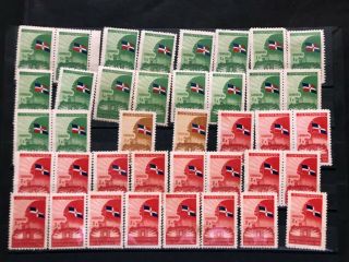 Republica Dominicana,  Dominican Republic Lot 80 Stamps Some,  Hinged