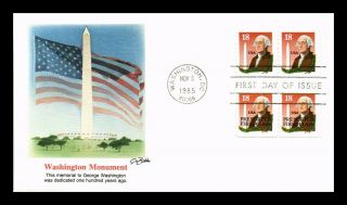 Dr Jim Stamps Us Washington Monument Combo Fdc Cover Scott 2149 - 49a