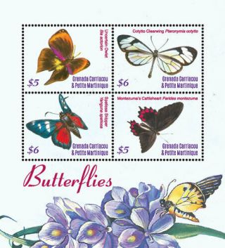 Grenada Grenadines 2018 Butterflies I201901