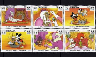 Grenada 1994 Disney Year Stamps Total 6 Pic/set