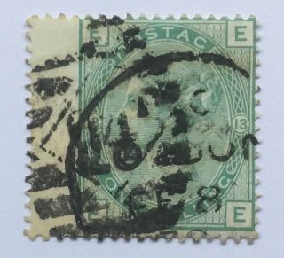 Gb Queen Victoria Surface Printed 1876 1/ - Green Pl 13 Sg 150 (cat £160)
