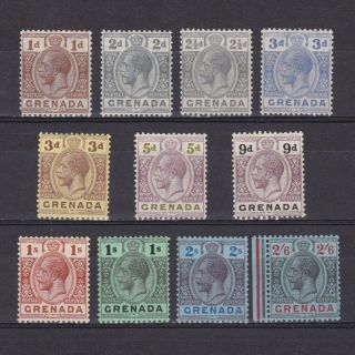 Grenada 1921,  Sg 113 - 131,  Part Set,  Mh
