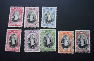 Tonga Group Of Stamps From 1938 To 44 (lot 917)