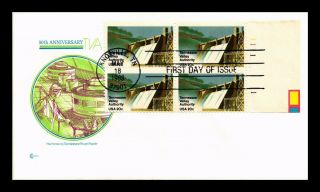 Dr Jim Stamps Us Tennessee Valley Authority Fdc Cover Craft Block Scott 2042