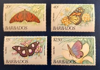 6:214 Barbados 602 - 05,  Mnh,  Cv2000 $4.  30