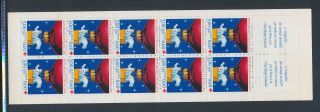 Xb65108 France 1996 Christmas Stamps Red Cross Fine Booklet Mnh