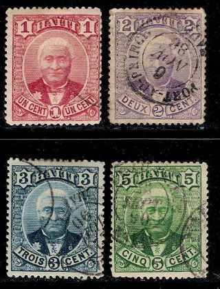 Haiti 1887 Over 130 Years Old Stamps - General Louis Etienne Felicite Solomon