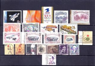 Us Stamps - Small Group Of Issues - $1 And Higher Face Value