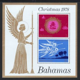 Bahamas 1978 Christmas - Mnh Miniature Sheet - Cat £1.  75 - (50)